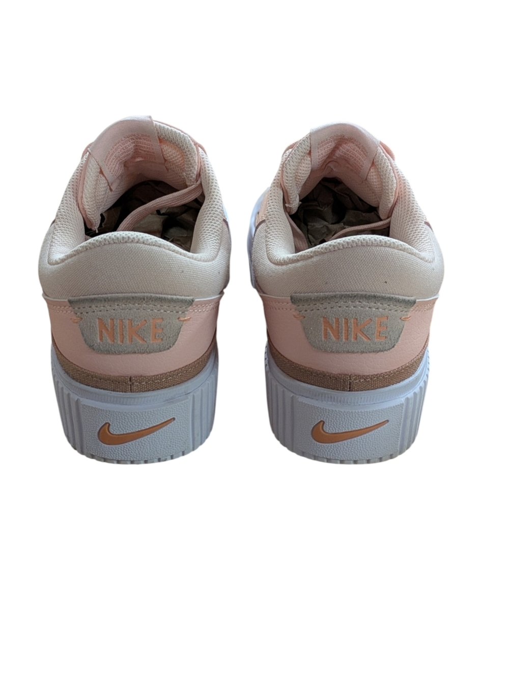 Nike Womens Court Legacy Lift Platform Sneakers Washed Coral Size 8 - Picture 8 of 11